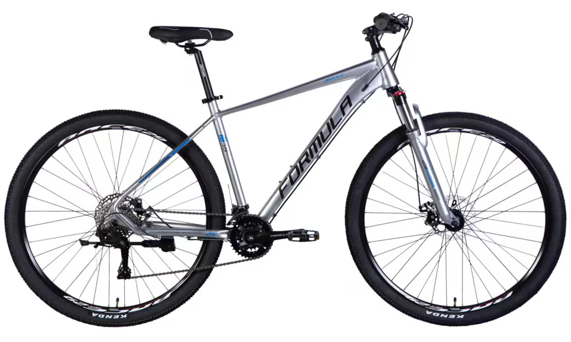 Велосипед Formula ZEPHYR 3.0 DD CS 29", розмір L, рама 19", рік 2026, срiблястий Велосипед Formula ZEPHYR 3.0 DD CS 29", розмір L, рама 19", рік 2026, срiблястий